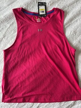 Under Armour Women's Hot Magenta Athletic Tank Top